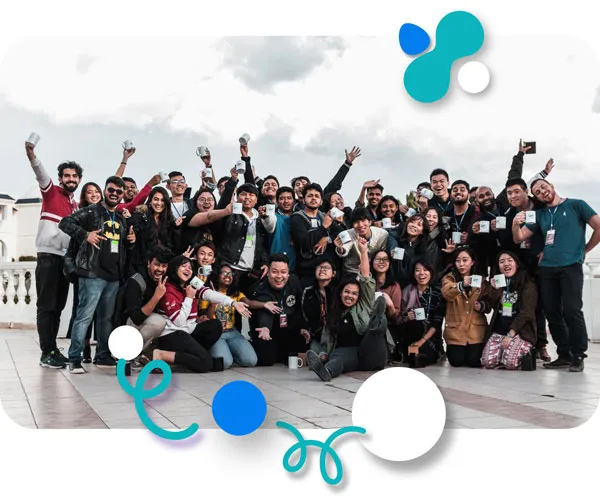A group of AIESECers at a business Conference in Tunisia. Photo by Adrian Dascal